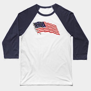 USA Flag Baseball T-Shirt